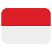 🇮🇩 Emoji Bandera: Indonesia en Twitter Twemoji 13.0.1.