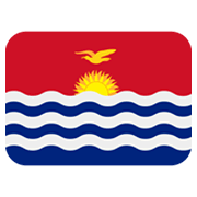 🇰🇮 Emoji Bandera: Kiribati en Twitter Twemoji 13.0.1.