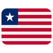 🇱🇷 Emoji Bandera: Liberia en Twitter Twemoji 13.0.1.