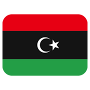 🇱🇾 Emoji Bandera: Libia en Twitter Twemoji 13.0.1.