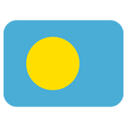 Emoji 🇵🇼 Bandiera: Palau su Twitter Twemoji 13.0.1.