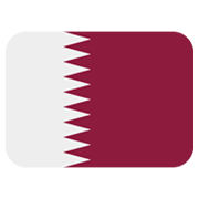 🇶🇦 Emoji Flagge: Katar Twitter Twemoji 13.0.1.
