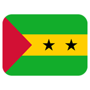 🇸🇹 Emoji Bandera: Santo Tomé Y Príncipe en Twitter Twemoji 13.0.1.
