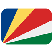 🇸🇨 Emoji Bandera: Seychelles en Twitter Twemoji 13.0.1.