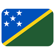 🇸🇧 Emoji Bandera: Islas Salomón en Twitter Twemoji 13.0.1.
