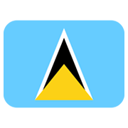 Emoji 🇱🇨 Bandiera: Saint Lucia su Twitter Twemoji 13.0.1.