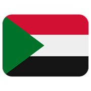 🇸🇩 Emoji Flagge: Sudan Twitter Twemoji 13.0.1.