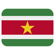 🇸🇷 Emoji Bandera: Surinam en Twitter Twemoji 13.0.1.