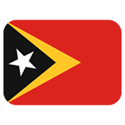 Émoji 🇹🇱 Drapeau : Timor Oriental sur Twitter Twemoji 13.0.1.