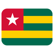 🇹🇬 Emoji Bandeira: Togo na Twitter Twemoji 13.0.1.