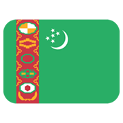 🇹🇲 Emoji Flagge: Turkmenistan Twitter Twemoji 13.0.1.