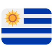 🇺🇾 Emoji Flagge: Uruguay Twitter Twemoji 13.0.1.