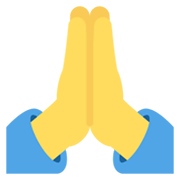 🙏 Emoji Manos En Oración en Twitter Twemoji 13.0.1.