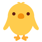 🐥 Emoji Pollito De Frente en Twitter Twemoji 13.0.1.
