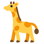 Émoji 🦒 Girafe sur Twitter Twemoji 13.0.1.