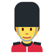 Emoji 💂 Guardia su Twitter Twemoji 13.0.1.