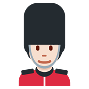 Emoji 💂🏻 Guardia: Carnagione Chiara su Twitter Twemoji 13.0.1.