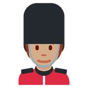 Emoji 💂🏽 Guardia: Carnagione Olivastra su Twitter Twemoji 13.0.1.