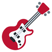 🎸 Emoji Guitarra en Twitter Twemoji 13.0.1.