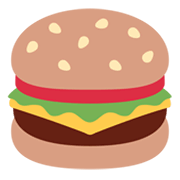 🍔 Emoji Hamburguesa en Twitter Twemoji 13.0.1.