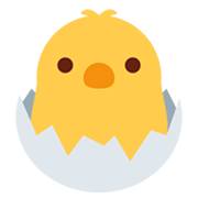 🐣 Emoji Pollito Rompiendo El Cascarón en Twitter Twemoji 13.0.1.