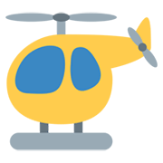 🚁 Emoji Helicóptero en Twitter Twemoji 13.0.1.
