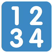🔢 Emoji Eingabesymbol Zahlen Twitter Twemoji 13.0.1.