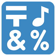 Emoji 🔣 Pulsante con simboli su Twitter Twemoji 13.0.1.