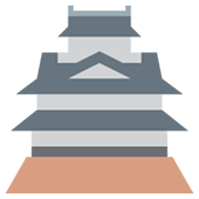 🏯 Emoji japanisches Schloss Twitter Twemoji 13.0.1.