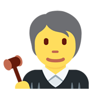🧑‍⚖️ Emoji Juiz No Tribunal na Twitter Twemoji 13.0.1.