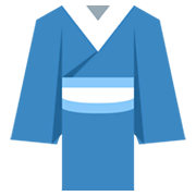 Émoji 👘 Kimono sur Twitter Twemoji 13.0.1.