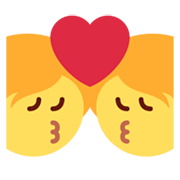 💏 Emoji sich küssendes Paar Twitter Twemoji 13.0.1.