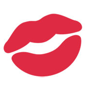 Emoji 💋 Impronta Della Bocca su Twitter Twemoji 13.0.1.
