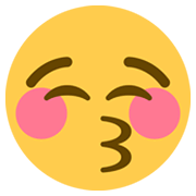 😚 Emoji Cara Besando Con Los Ojos Cerrados en Twitter Twemoji 13.0.1.