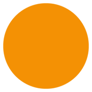 Emoji 🟠 Cerchio Arancione su Twitter Twemoji 13.0.1.