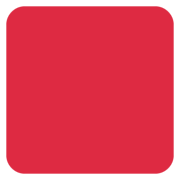 🟥 Emoji Cuadrado Rojo en Twitter Twemoji 13.0.1.