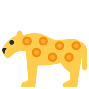 Emoji 🐆 Leopardo su Twitter Twemoji 13.0.1.