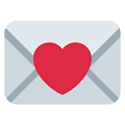 💌 Emoji Carta De Amor na Twitter Twemoji 13.0.1.