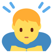 Emoji 🙇‍♂️ Uomo Che Fa Inchino Profondo su Twitter Twemoji 13.0.1.