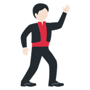 🕺🏻 Emoji Hombre Bailando: Tono De Piel Claro en Twitter Twemoji 13.0.1.