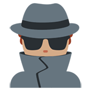 🕵🏽‍♂️ Emoji Detective Hombre: Tono De Piel Medio en Twitter Twemoji 13.0.1.