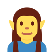 🧝‍♂️ Emoji Elfo Hombre en Twitter Twemoji 13.0.1.