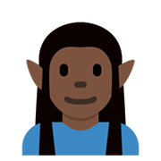 🧝🏿‍♂️ Emoji Elfo Homem: Pele Escura na Twitter Twemoji 13.0.1.