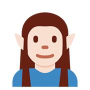 Emoji 🧝🏻‍♂️ Elfo Uomo: Carnagione Chiara su Twitter Twemoji 13.0.1.