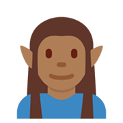 🧝🏾‍♂️ Emoji Elf: mitteldunkle Hautfarbe Twitter Twemoji 13.0.1.