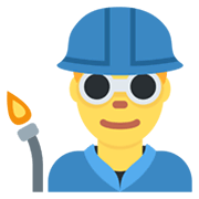 👨‍🏭 Emoji Fabrikarbeiter Twitter Twemoji 13.0.1.