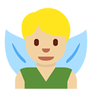 🧚🏼‍♂️ Emoji Hada Hombre: Tono De Piel Claro Medio en Twitter Twemoji 13.0.1.