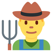 👨‍🌾 Emoji Agricultor en Twitter Twemoji 13.0.1.