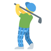 Émoji 🏌️‍♂️ Golfeur sur Twitter Twemoji 13.0.1.