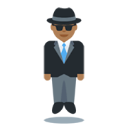 Emoji 🕴🏾‍♂️ Uomo in giacca e cravatta levitante: Carnagione Abbastanza Scura su Twitter Twemoji 13.0.1.